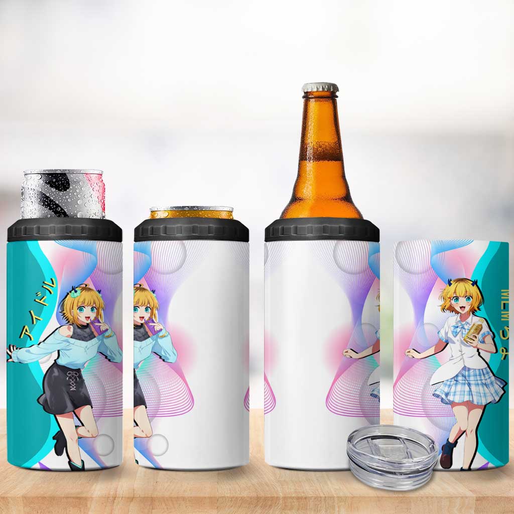 MEM-cho Idol 4 in 1 Can Cooler Tumbler Playful Idol Anime Style