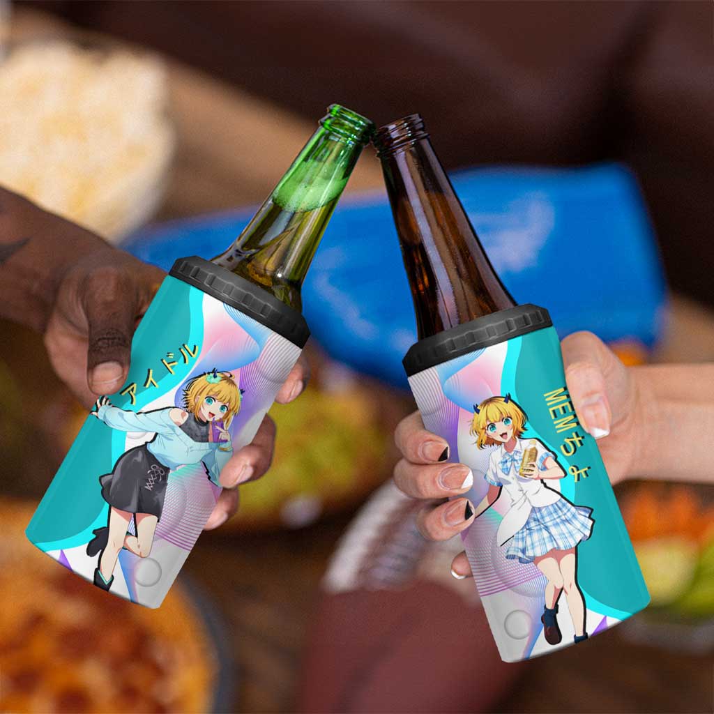 MEM-cho Idol 4 in 1 Can Cooler Tumbler Playful Idol Anime Style