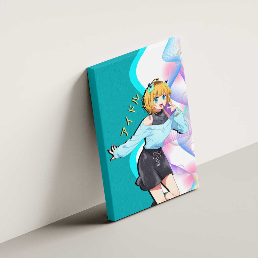 MEM-cho Idol Canvas Wall Art Playful Idol Anime Style