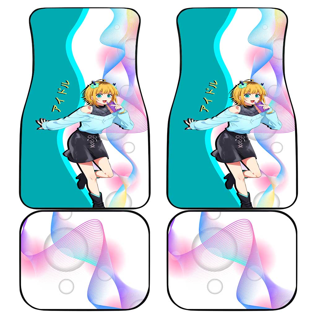 MEM-cho Idol Car Mats Playful Idol Anime Style