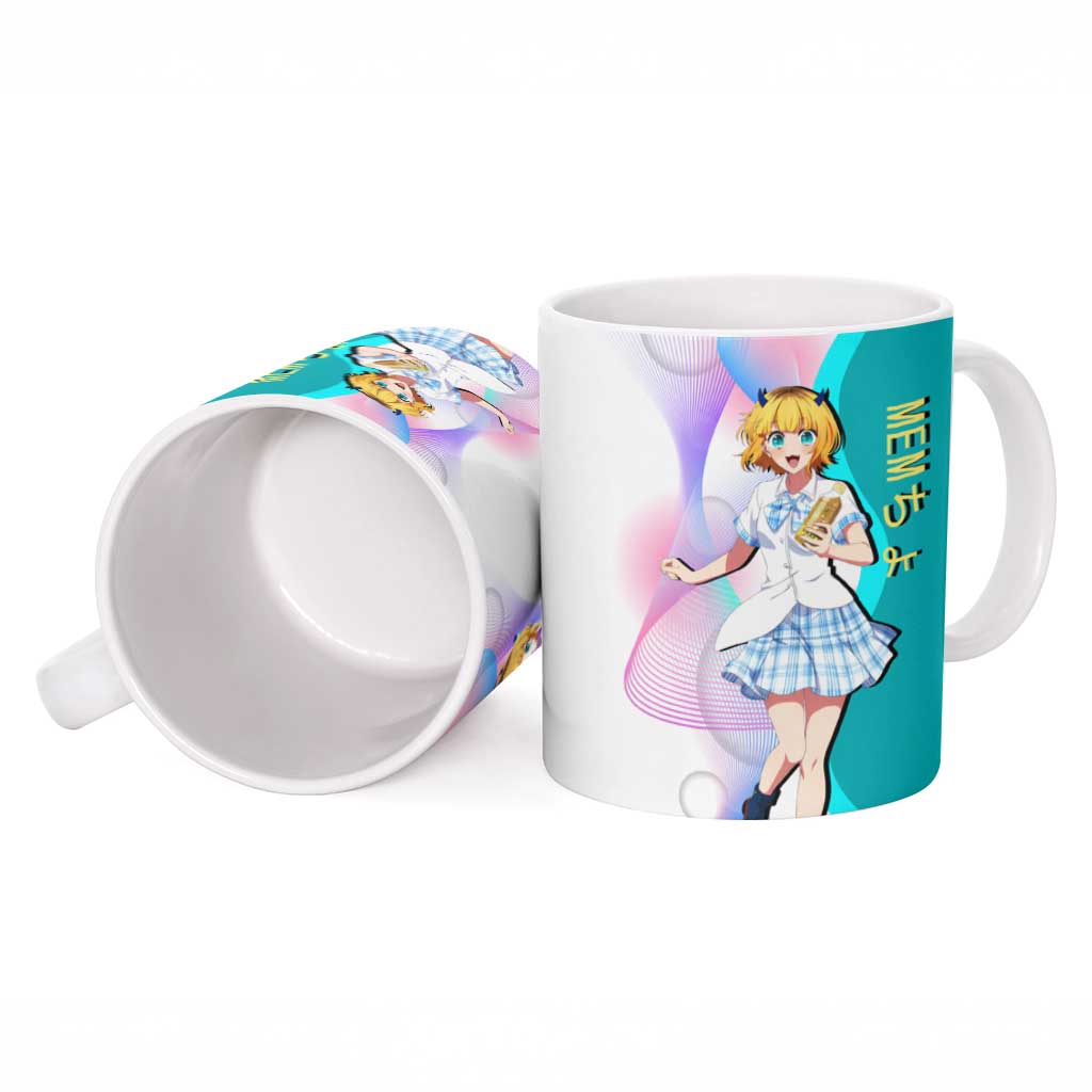 MEM-cho Idol Ceramic Mug Playful Idol Anime Style
