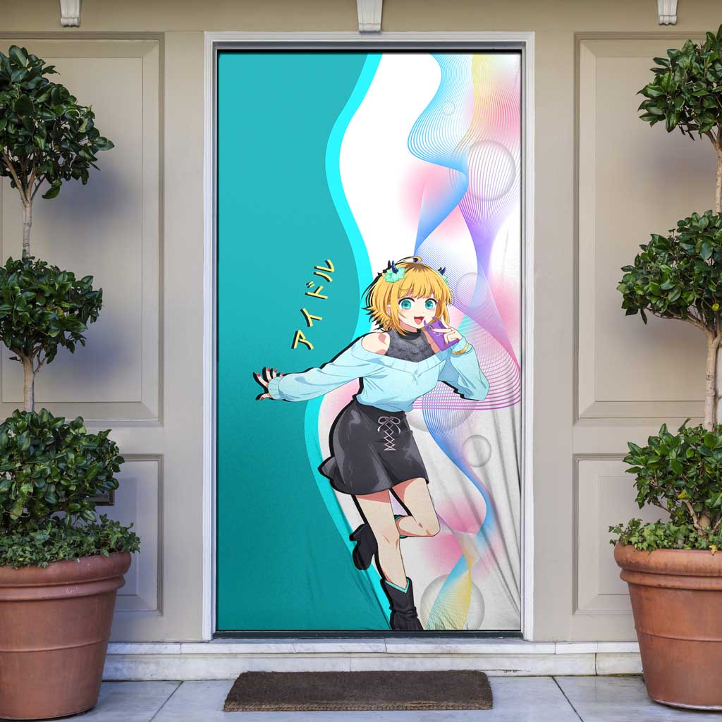 MEM-cho Idol Door Cover Playful Idol Anime Style
