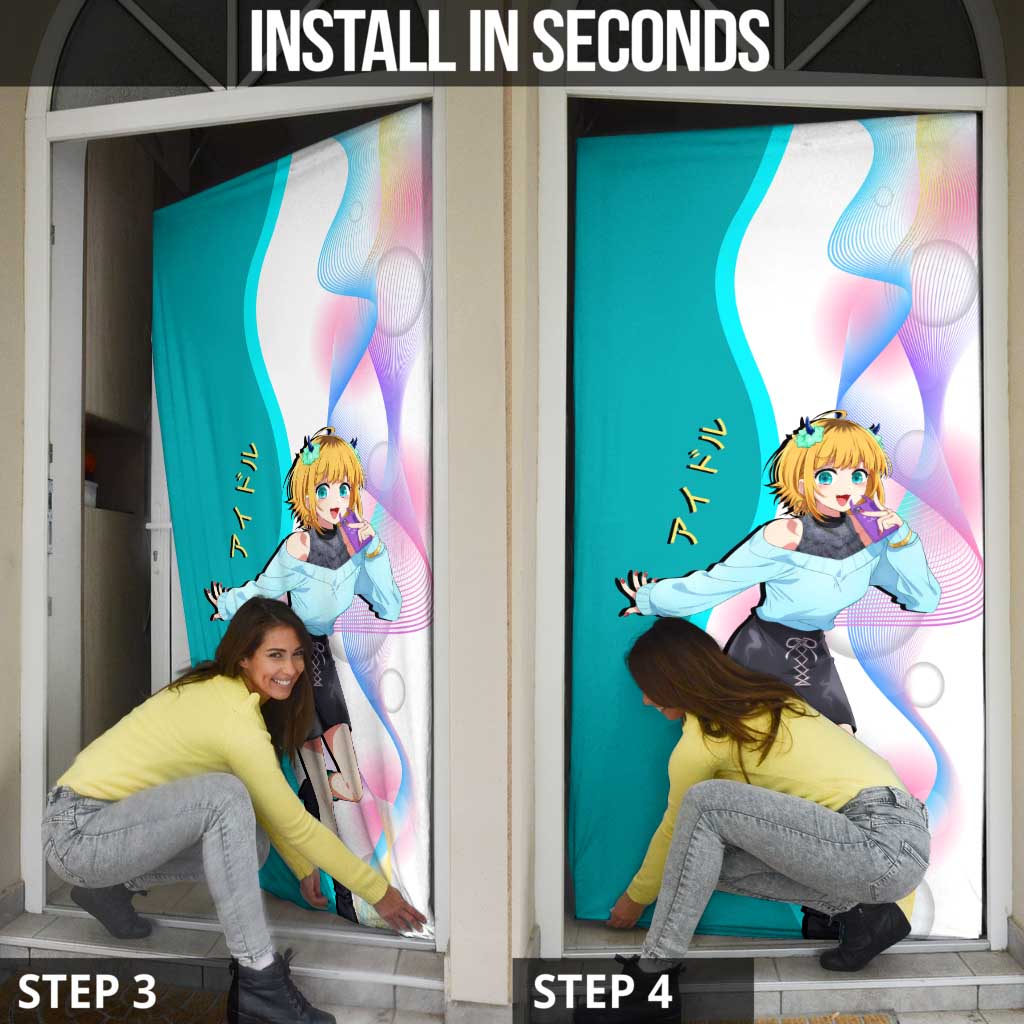 MEM-cho Idol Door Cover Playful Idol Anime Style