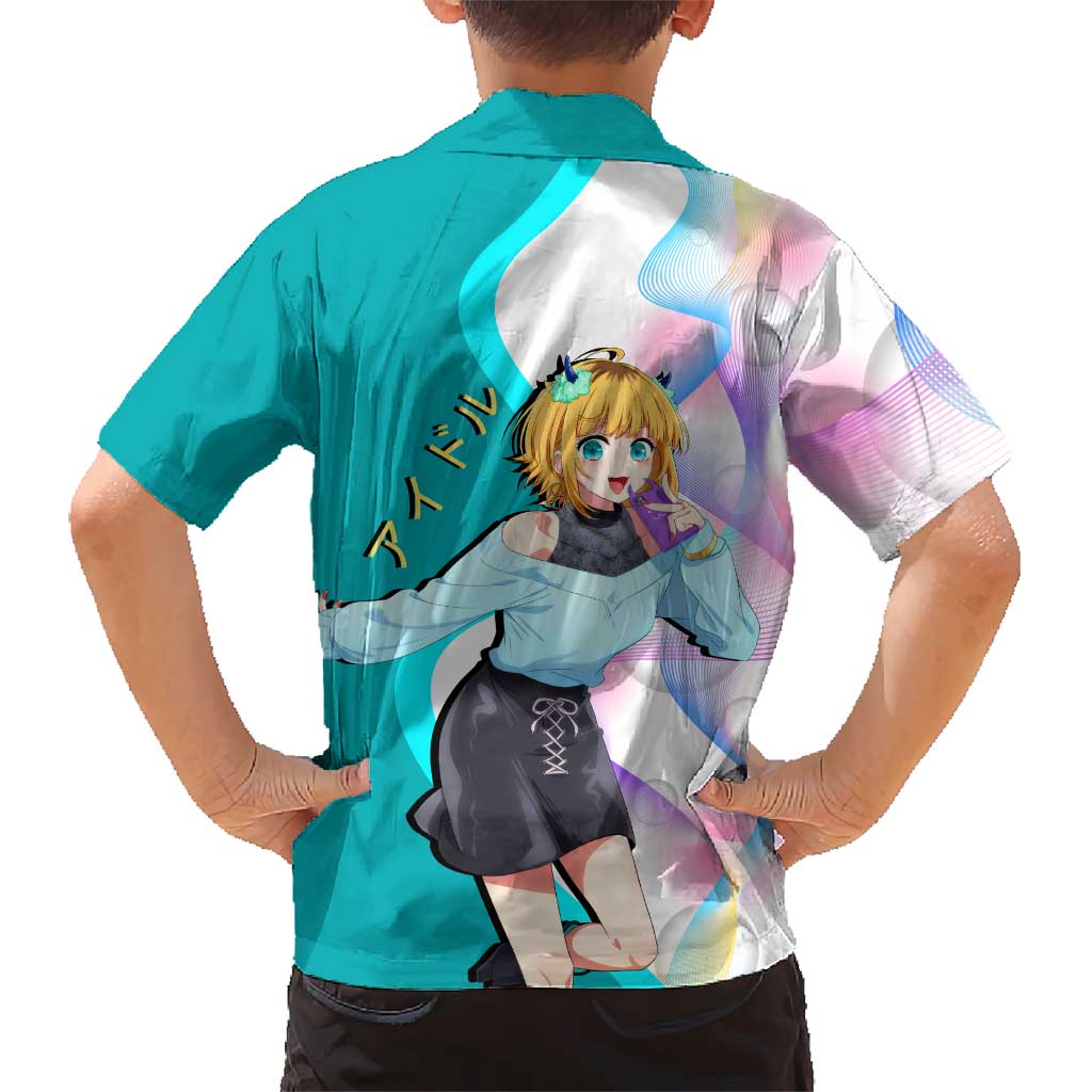 MEM-cho Idol Hawaiian Shirt Playful Idol Anime Style