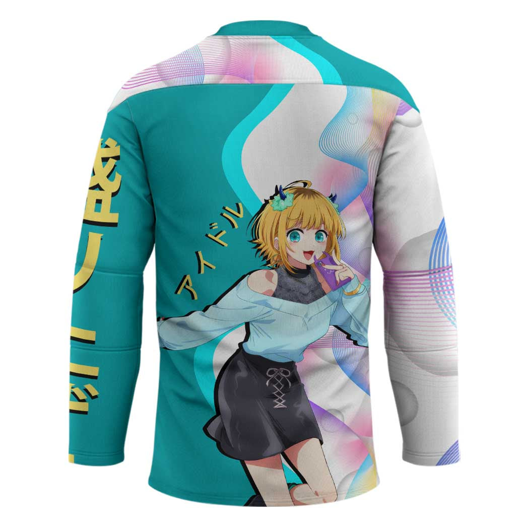 MEM-cho Idol Hockey Jersey Playful Idol Anime Style