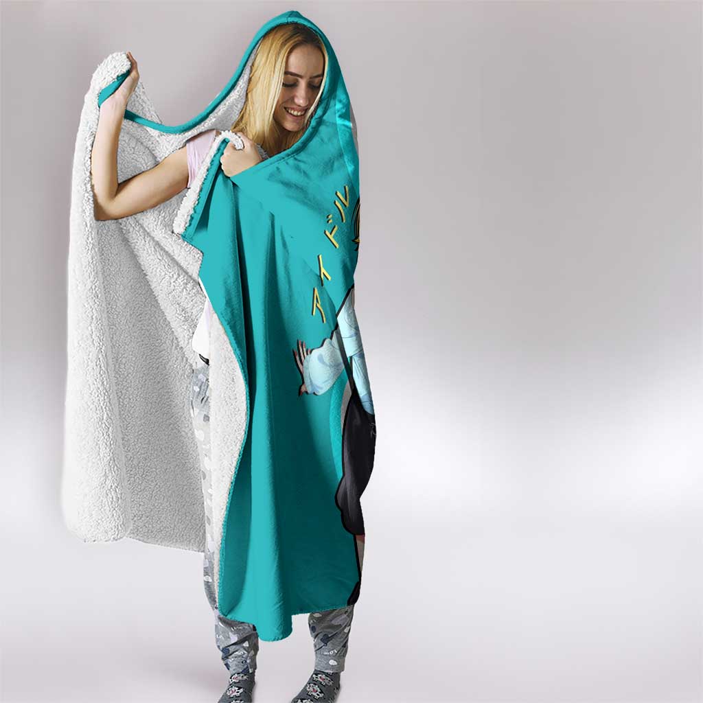 MEM-cho Idol Hooded Blanket Playful Idol Anime Style