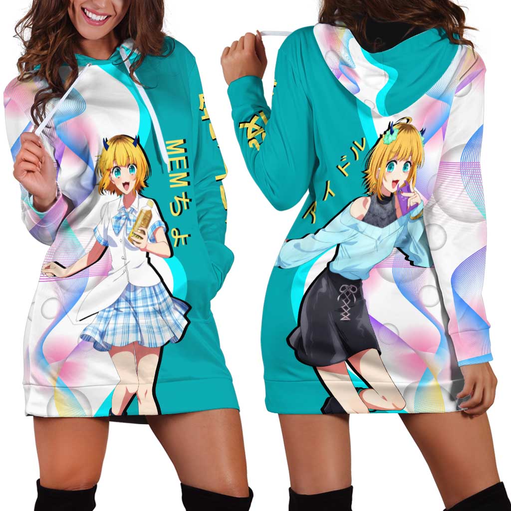 MEM-cho Idol Hoodie Dress Playful Idol Anime Style