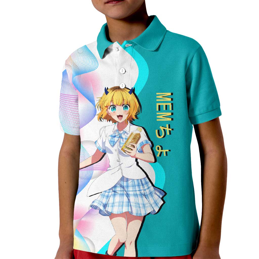 MEM-cho Idol Kid Polo Shirt Playful Idol Anime Style