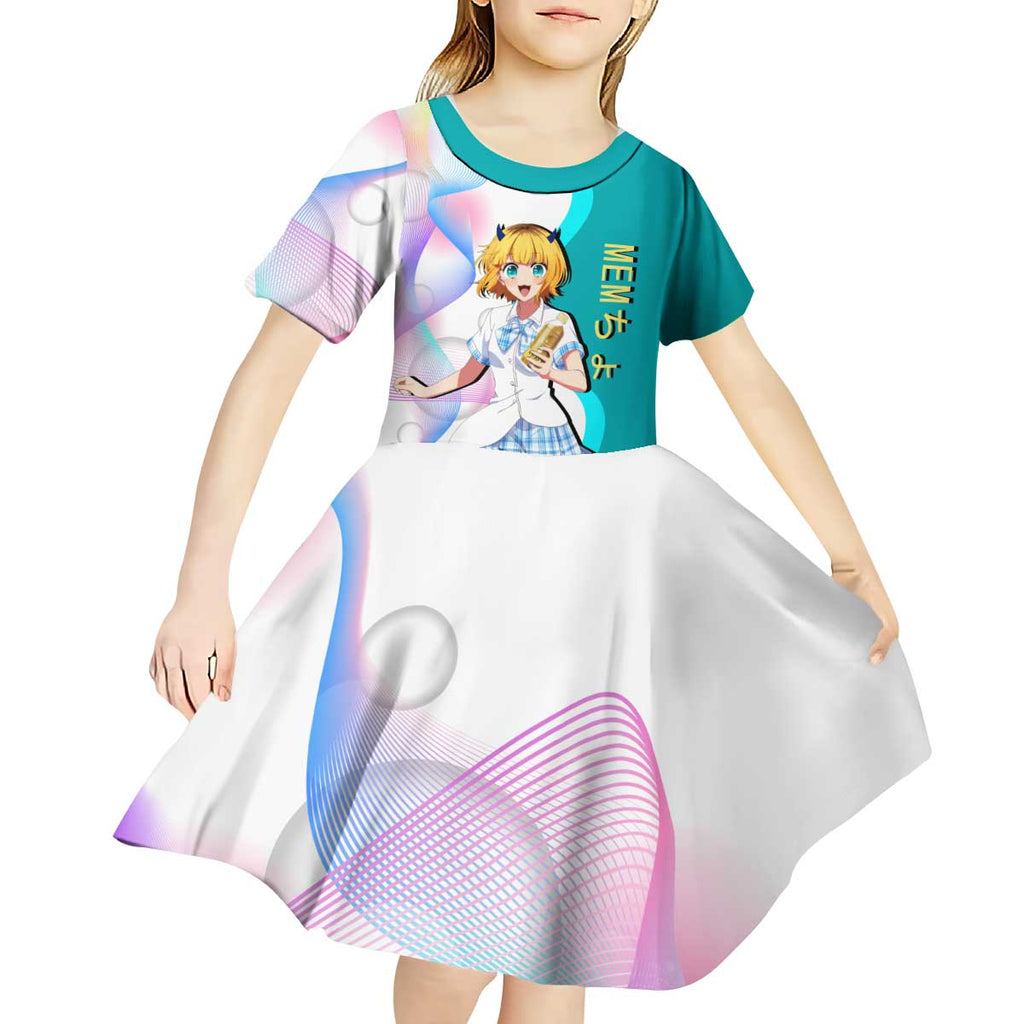 MEM-cho Idol Kid Short Sleeve Dress Playful Idol Anime Style