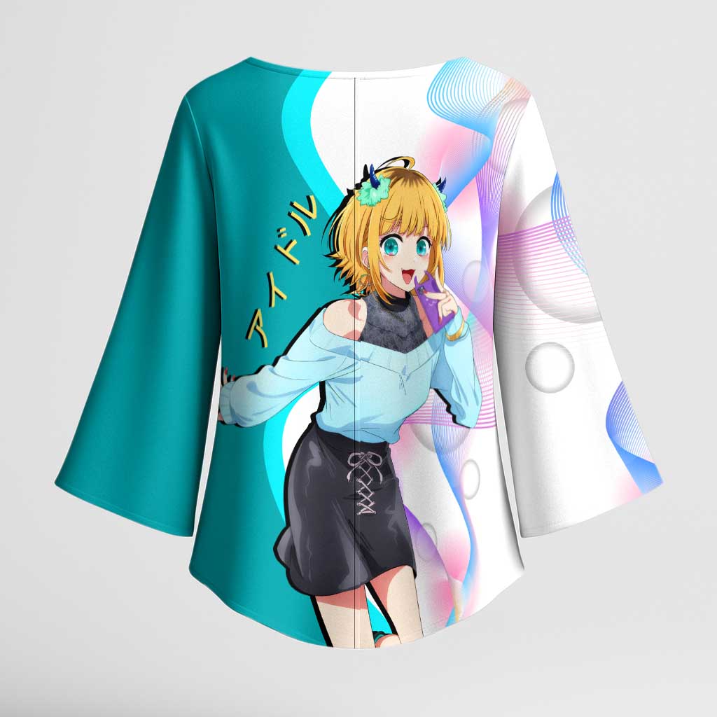 MEM-cho Idol Kimono Sleeve Blouse Playful Idol Anime Style