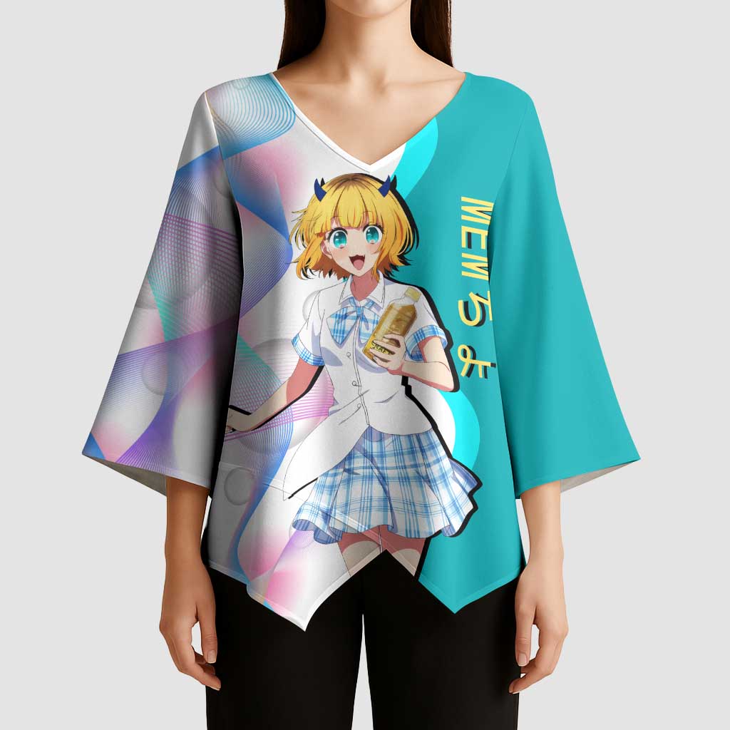 MEM-cho Idol Kimono Sleeve Blouse Playful Idol Anime Style