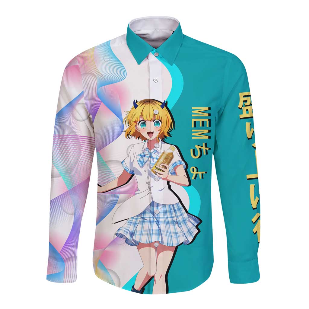 MEM-cho Idol Long Sleeve Button Shirt Playful Idol Anime Style