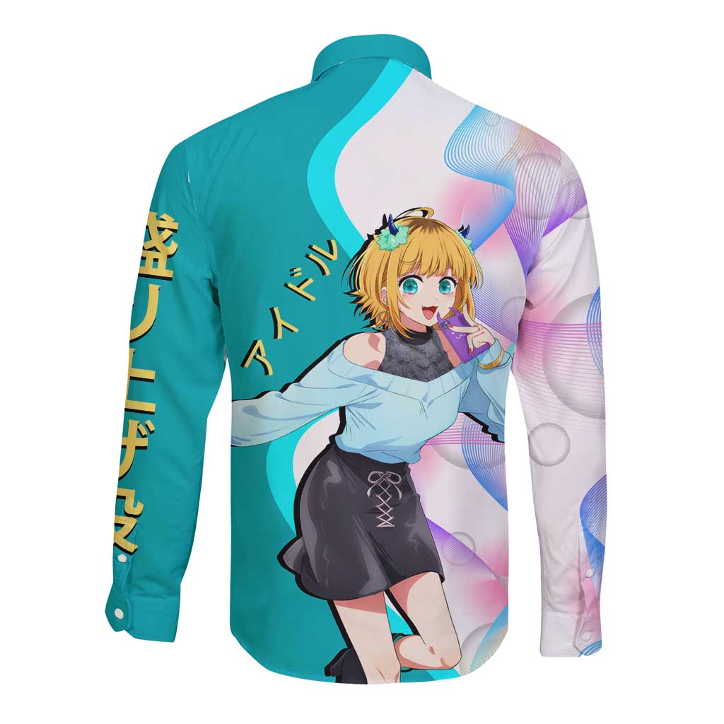 MEM-cho Idol Long Sleeve Button Shirt Playful Idol Anime Style