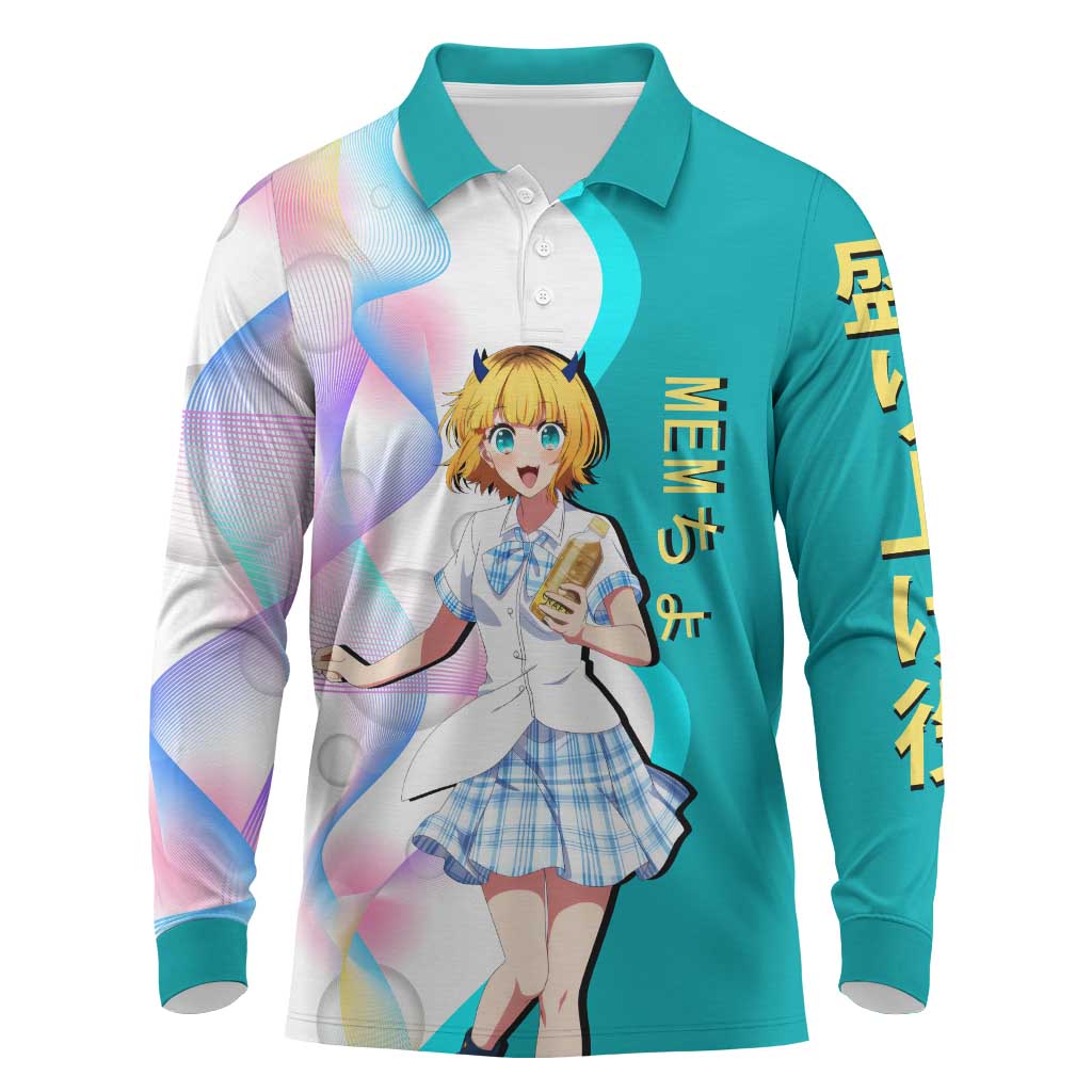 MEM-cho Idol Long Sleeve Polo Shirt Playful Idol Anime Style