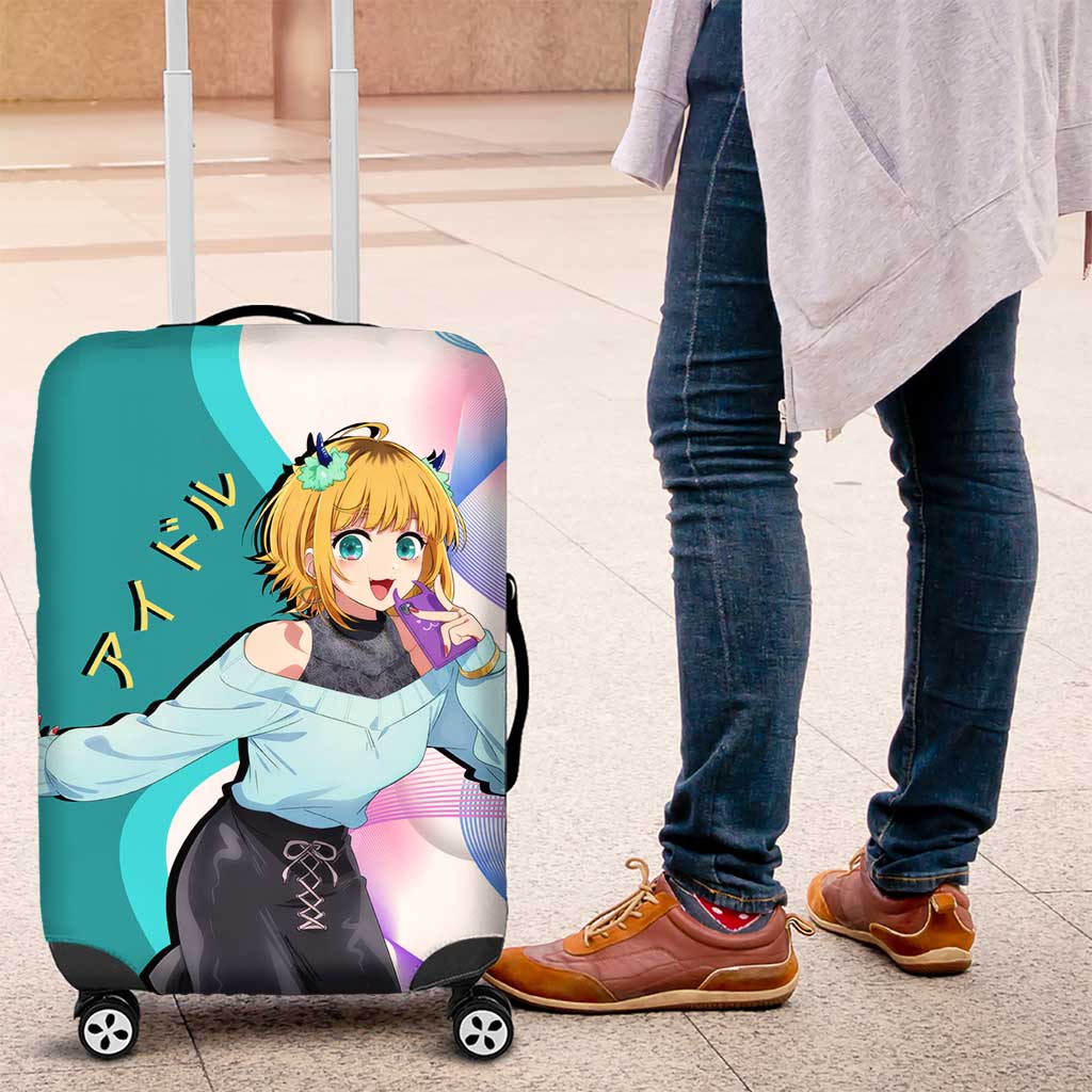 MEM-cho Idol Luggage Cover Playful Idol Anime Style