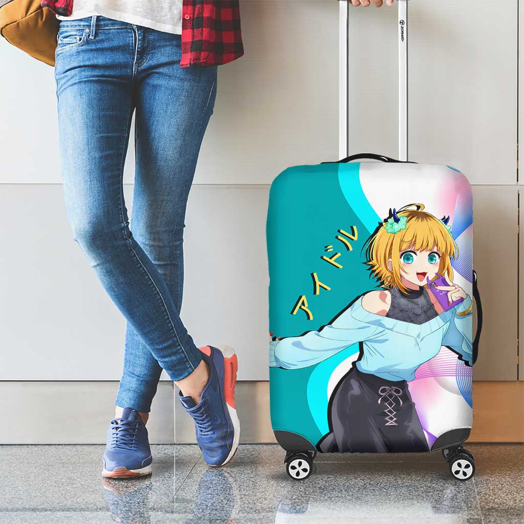 MEM-cho Idol Luggage Cover Playful Idol Anime Style