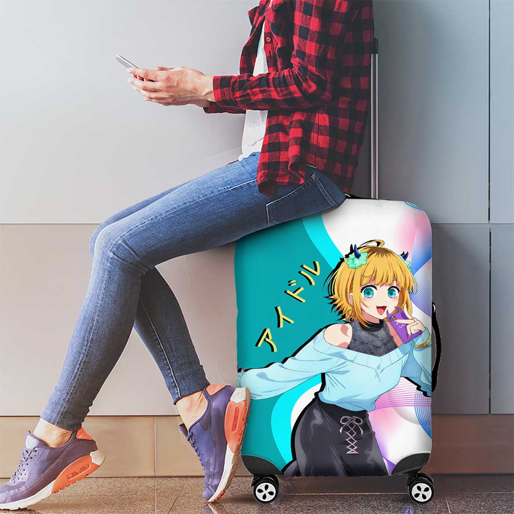 MEM-cho Idol Luggage Cover Playful Idol Anime Style