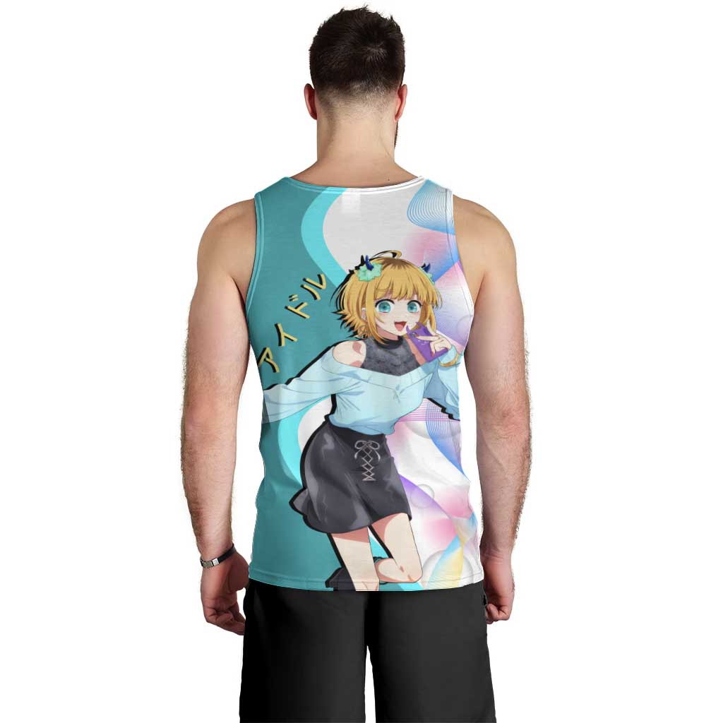 MEM-cho Idol Men Tank Top Playful Idol Anime Style