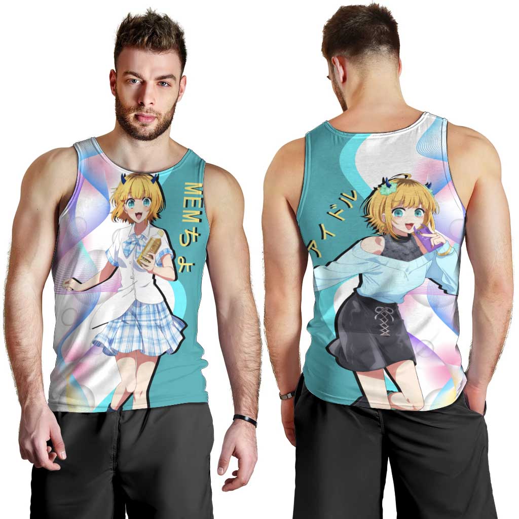 MEM-cho Idol Men Tank Top Playful Idol Anime Style