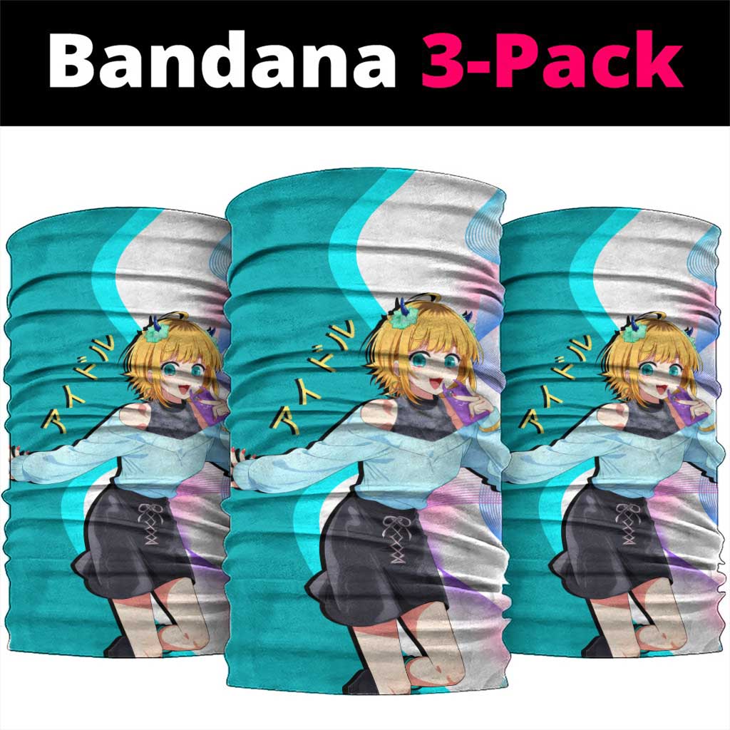 MEM-cho Idol Neck Gaiter Playful Idol Anime Style