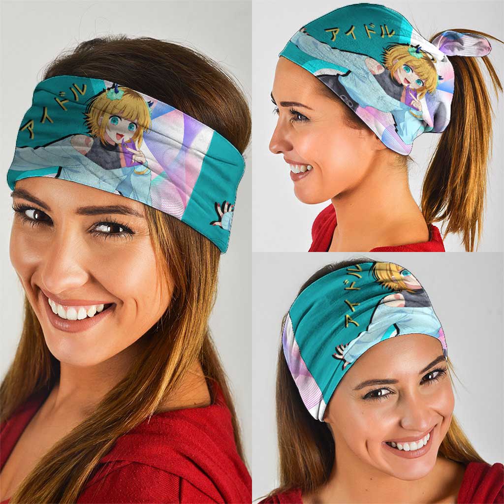 MEM-cho Idol Neck Gaiter Playful Idol Anime Style