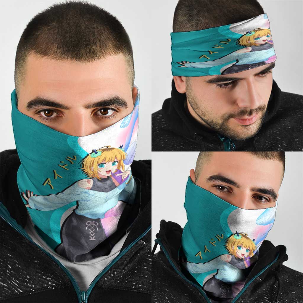MEM-cho Idol Neck Gaiter Playful Idol Anime Style