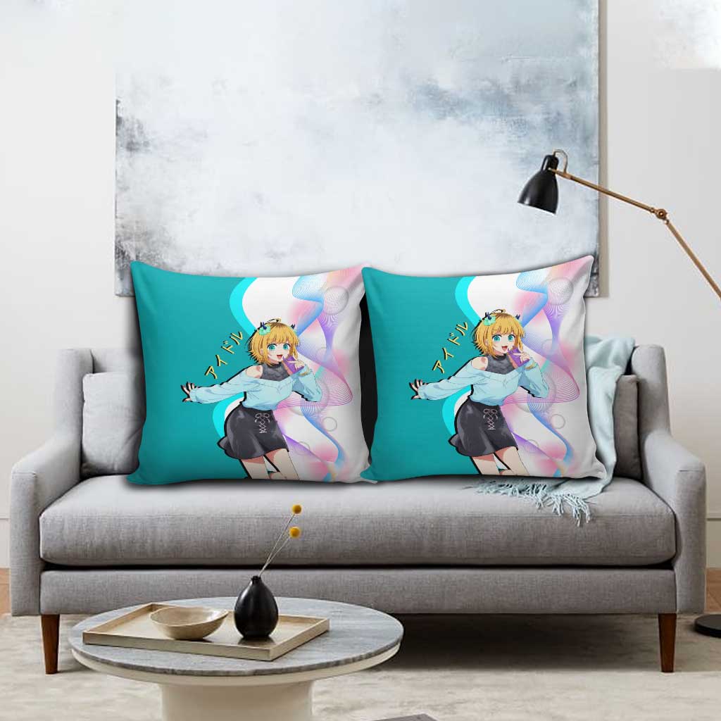 MEM-cho Idol Pillow Cover Playful Idol Anime Style