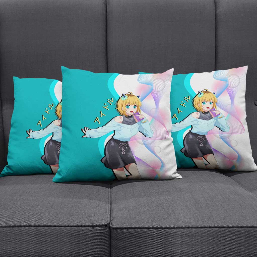 MEM-cho Idol Pillow Cover Playful Idol Anime Style