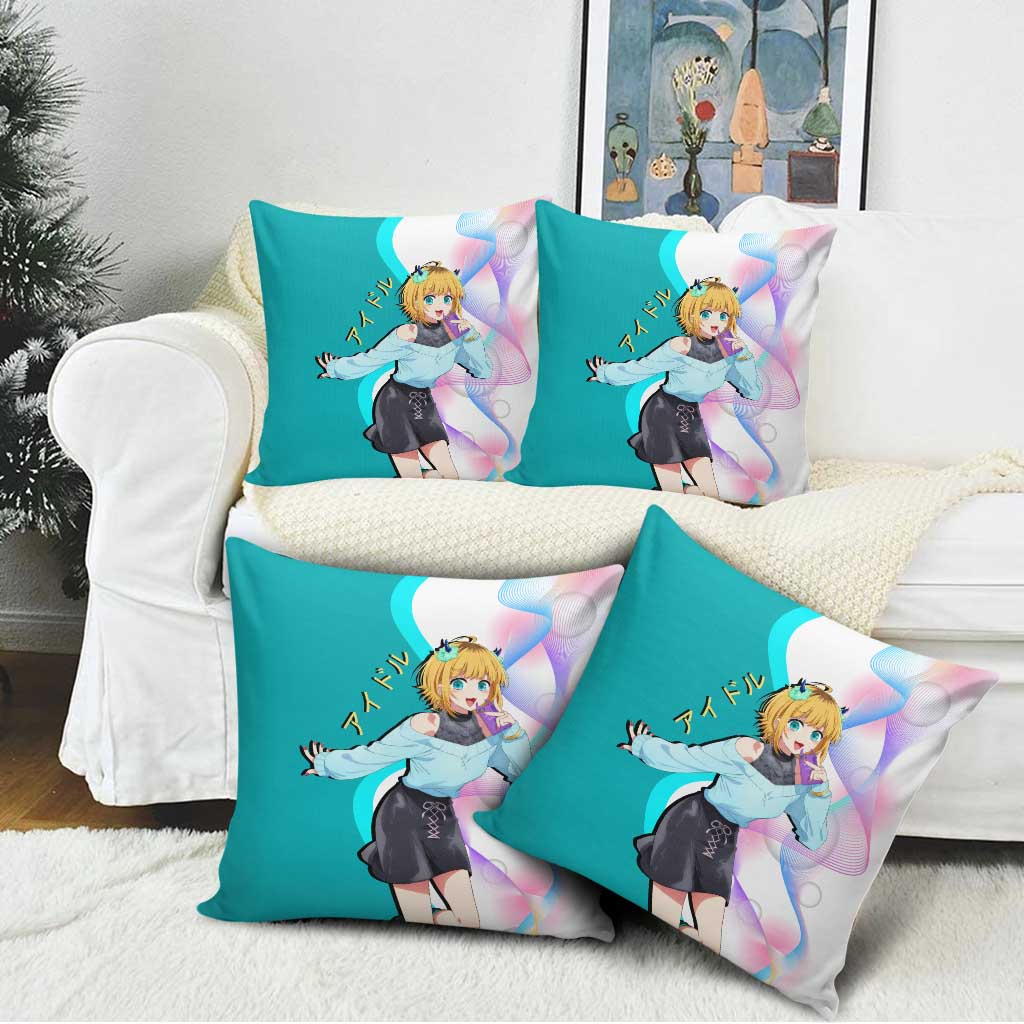 MEM-cho Idol Pillow Cover Playful Idol Anime Style