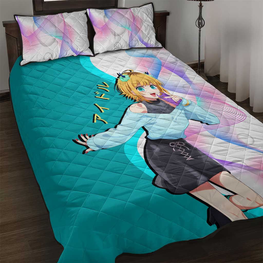 MEM-cho Idol Quilt Bed Set Playful Idol Anime Style