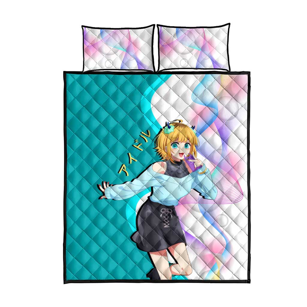MEM-cho Idol Quilt Bed Set Playful Idol Anime Style