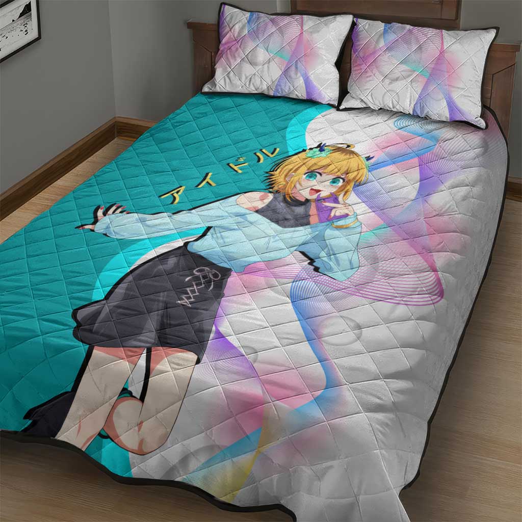MEM-cho Idol Quilt Bed Set Playful Idol Anime Style
