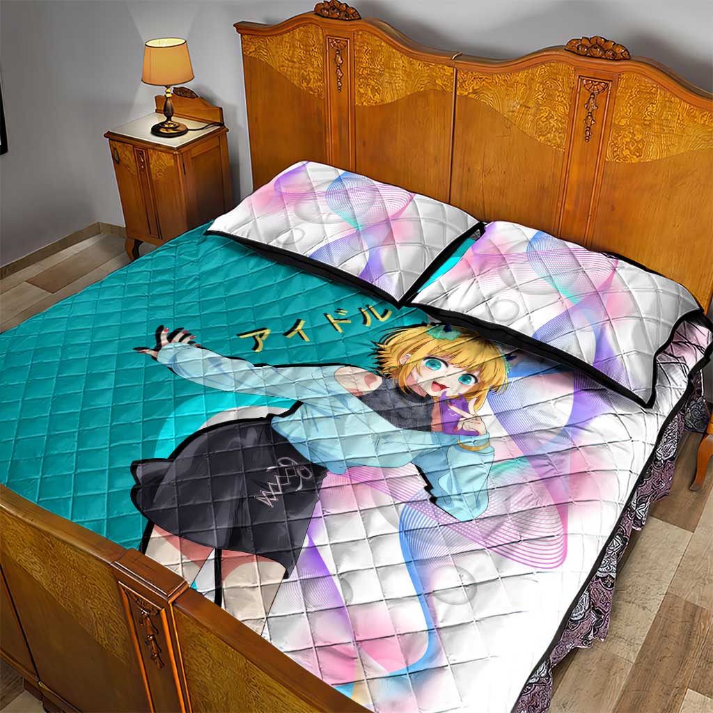 MEM-cho Idol Quilt Bed Set Playful Idol Anime Style