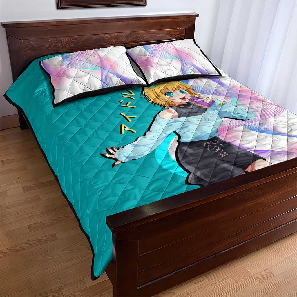 MEM-cho Idol Quilt Bed Set Playful Idol Anime Style