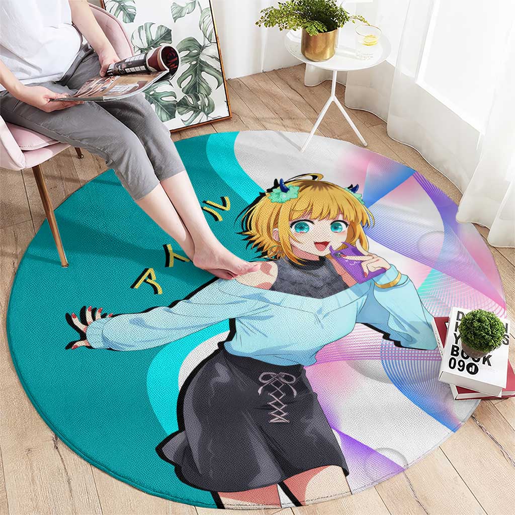 MEM-cho Idol Round Carpet Playful Idol Anime Style