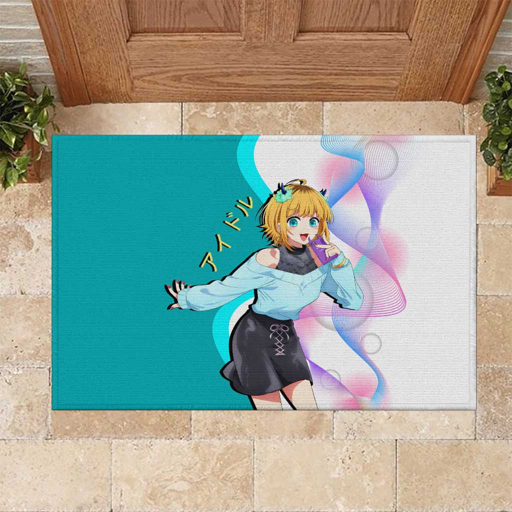 MEM-cho Idol Rubber Doormat Playful Idol Anime Style