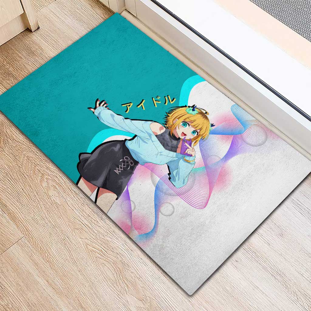 MEM-cho Idol Rubber Doormat Playful Idol Anime Style