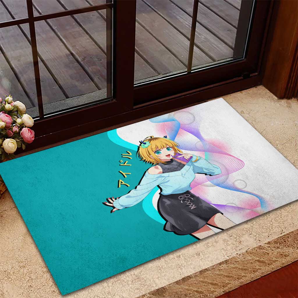 MEM-cho Idol Rubber Doormat Playful Idol Anime Style