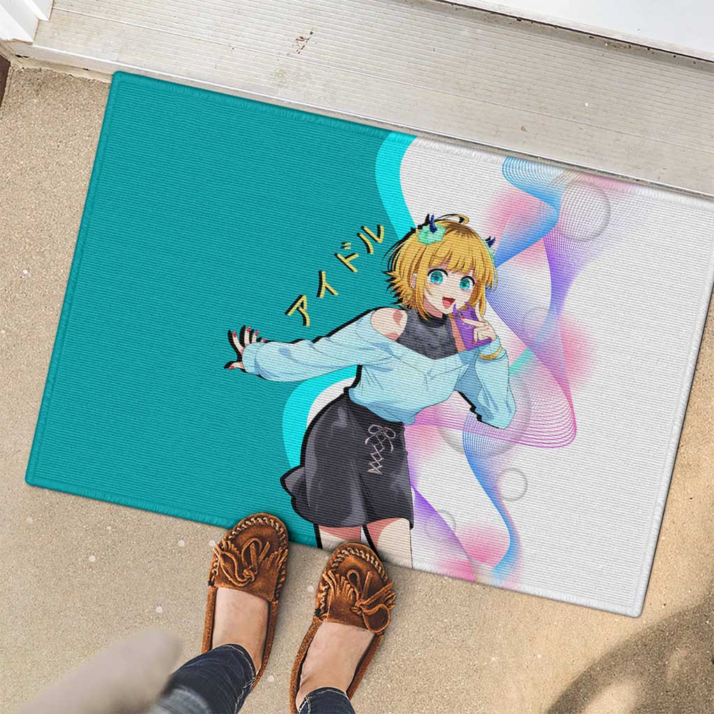 MEM-cho Idol Rubber Doormat Playful Idol Anime Style