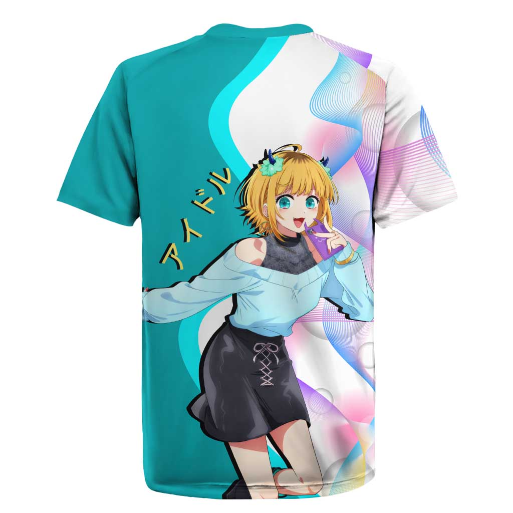 MEM-cho Idol Rugby Jersey Playful Idol Anime Style