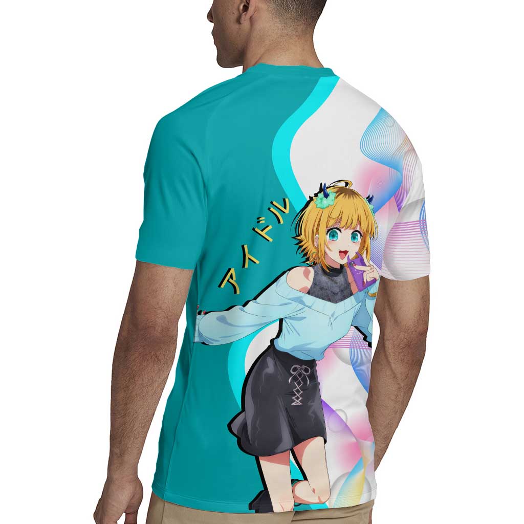 MEM-cho Idol Rugby Jersey Playful Idol Anime Style