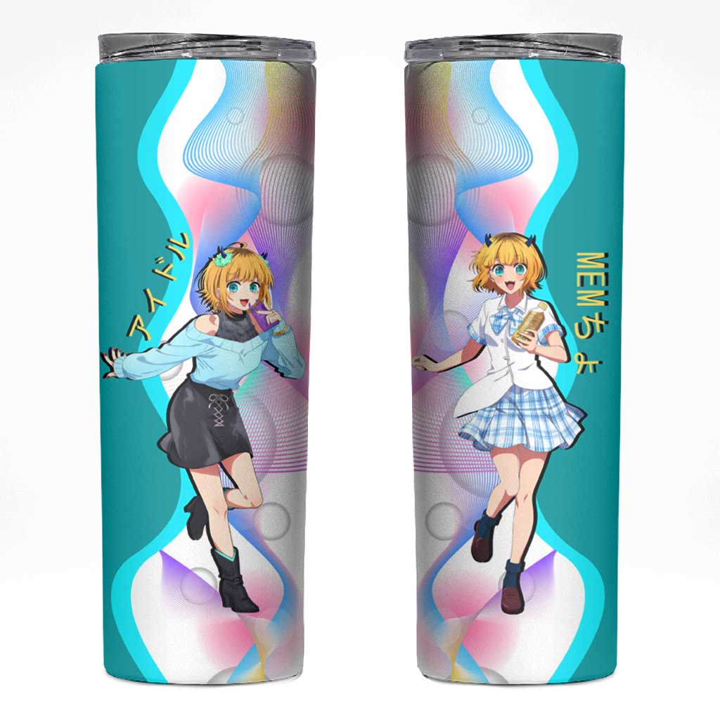 MEM-cho Idol Skinny Tumbler Playful Idol Anime Style