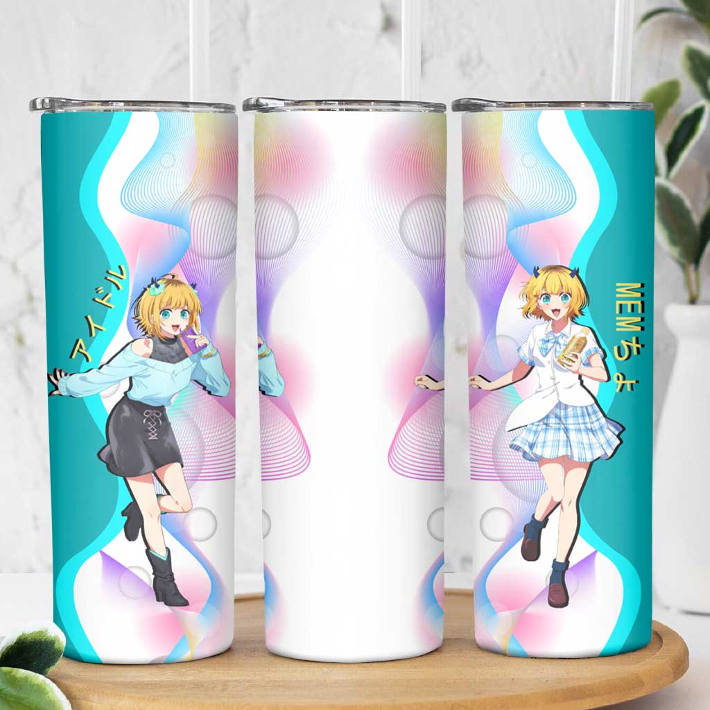 MEM-cho Idol Skinny Tumbler Playful Idol Anime Style
