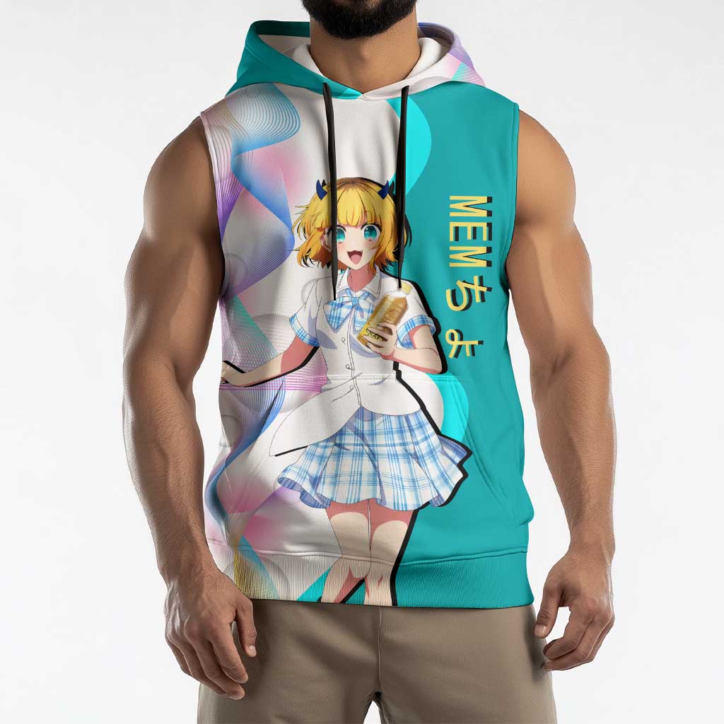 MEM-cho Idol Sleeveless Hoodie Playful Idol Anime Style