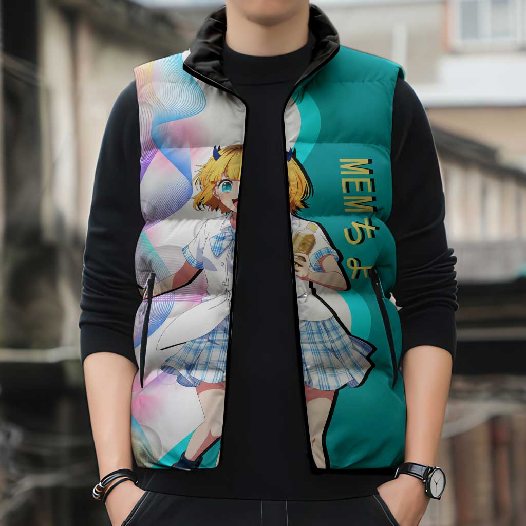 MEM-cho Idol Sleeveless Puffer Jacket Playful Idol Anime Style