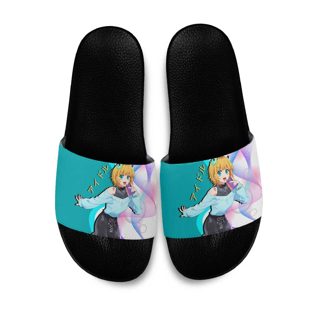 MEM-cho Idol Slide Sandals Playful Idol Anime Style