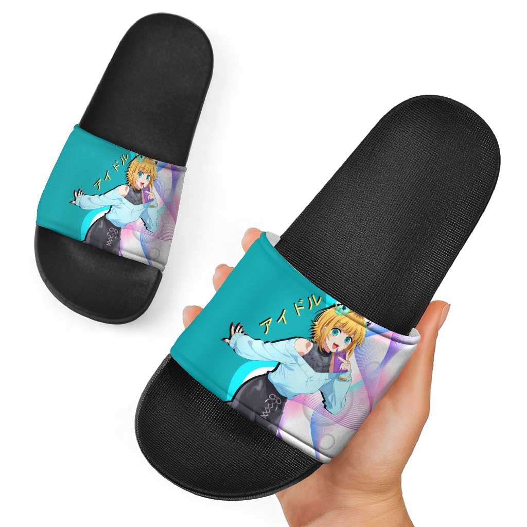 MEM-cho Idol Slide Sandals Playful Idol Anime Style