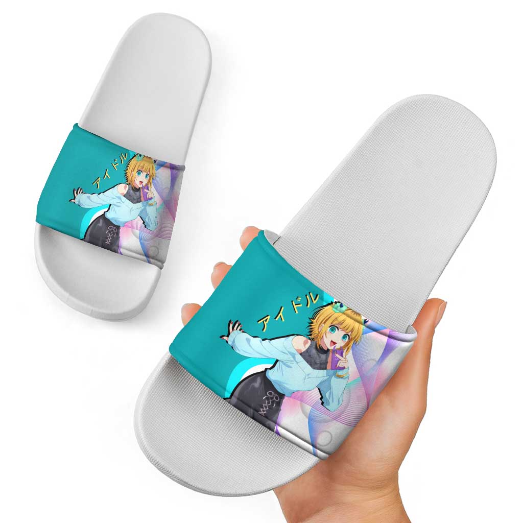 MEM-cho Idol Slide Sandals Playful Idol Anime Style
