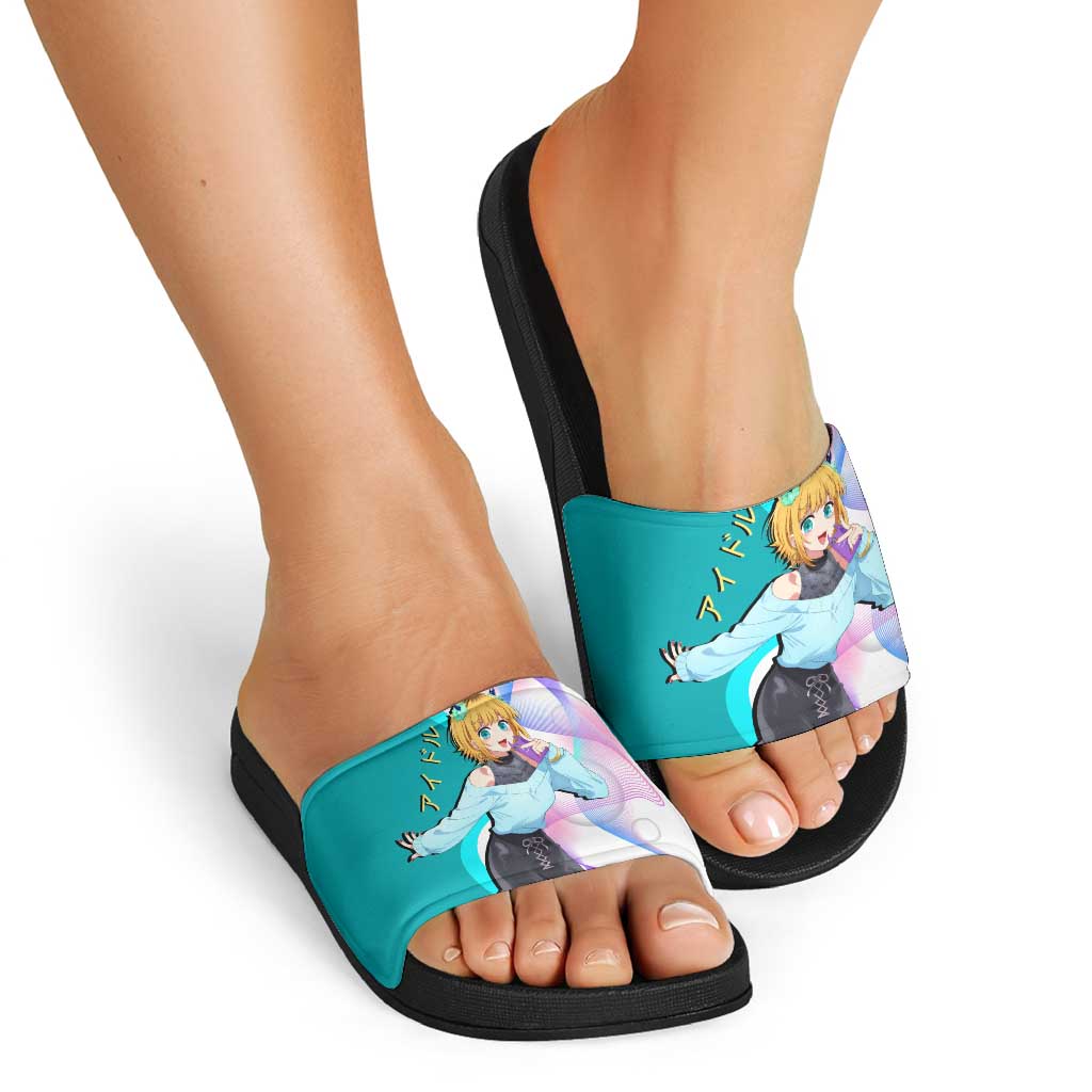 MEM-cho Idol Slide Sandals Playful Idol Anime Style