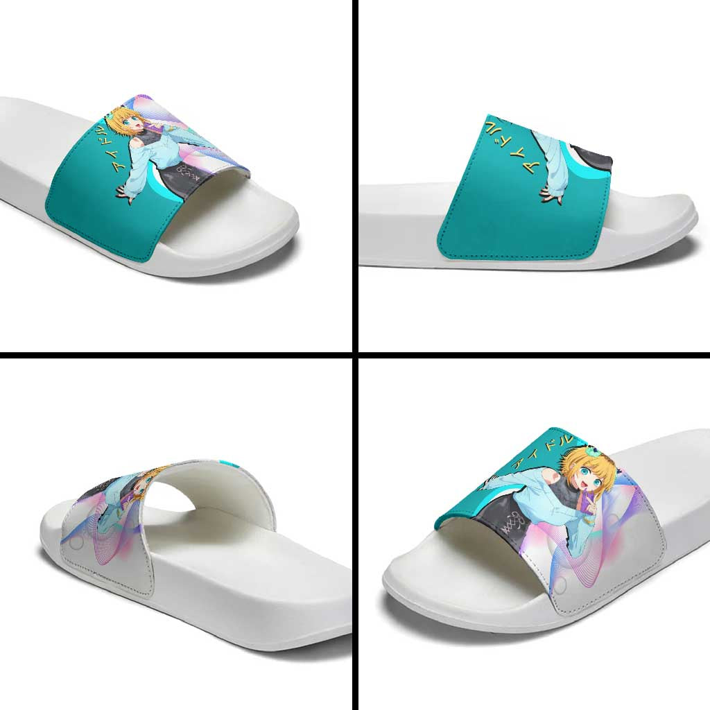 MEM-cho Idol Slide Sandals Playful Idol Anime Style